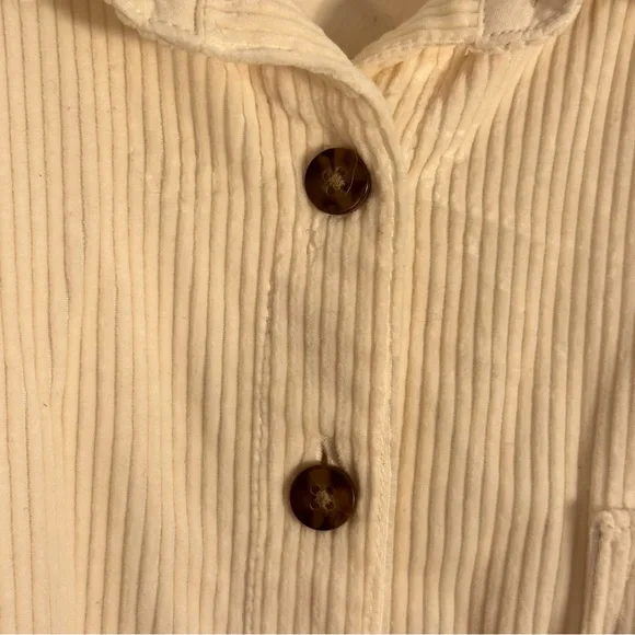 Madewell Corduroy Long-Sleeve Mini Shirtdress 100% Cotton Size Large - Picture 6 of 14